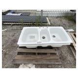 (2) Triple Bowl Composite Sinks