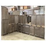 15pc. Silvercreek West Point Gray 36" Kitchen