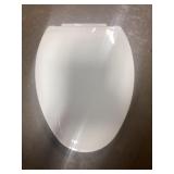 White Elongated Toilet Seat
