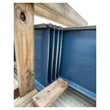 Ocean Blue Standing Seam Roofing x 1,042 LF