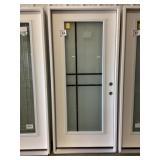 36" x 80" LH Fiberglass FV Privacy Exterior Door