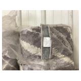 Gray And White Area Rug
