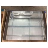 23.7"W Bathroom Cabinet Mirror in Brown x 2Pcs
