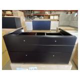 29" x 20" Wall Mount Vanity Base in Black