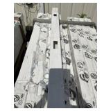 5" x 5" x 6ft White Vinyl Corner Posts x 4