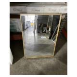 20" x 28" Rectangular Mirror with Gold Frame