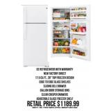 GE Refrigerator With Warranty