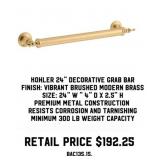 Kohler 24"  Decorative Grab Bar
