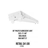48" Philips Fluorescent Light