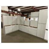 42" 15Pc Stone Harbor Gray Kitchen Set
