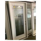 36" x 80" LH Fiberglass Full-View Exterior Door