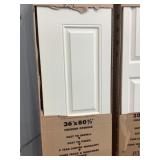 36" x 80" Hollow Core MDF Bifold Door x 2