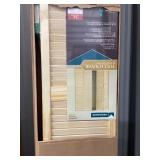 24" x 80" Pine Louvered Bifold Door Kit