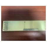 3-1/2" x 15" Brass Plate