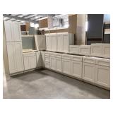 15pc. Silvercreek Classic Cream 30" Kitchen