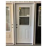 36" x 80" RH Steel High-View Exterior Door
