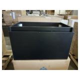 32" x 21" Wall Mount Vanity Base in Black