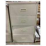 30" 4-Drawer Lateral File Cabinet in Putty
