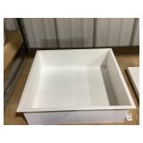 14" x 14" Stainless Steel Shower Niche in White