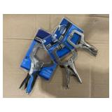 Assorted Sz. Locking C-Clamp x3