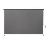 120' x 72' Outdoor Roller Shade in Pewter x 2
