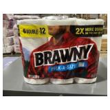 Brawnyï¿½ 6Pk Double Roll Paper Towels x 12