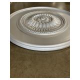 40'DIA Fypon Ceiling Medallion in Silver