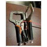 6' C-Clamp Locking Pliers x 4Pcs