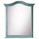 28' x 28' Framed Wall Mirror in Blue
