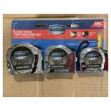 Century 3 Pc. Tape Measure Set