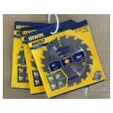 Irwin 5 1/2' 18T Thin Kerf Saw Blade x3