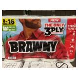 Brawnyï¿½ Pack of (8) Paper Towel Rolls x 4