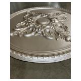 40'DIA Fypon Ceiling Medallion in Light Bronze
