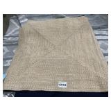 6' x 6' Macon Tweed Beige Oak Area Rug