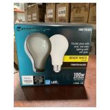 Case of (12) LED 100W A19 Light Bulbs x 2