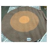 6' x 6' Rusted Stone Round Area Rug