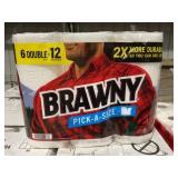 Brawnyï¿½ 6Pk Double Roll Paper Towels x 4