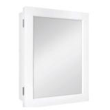 15' Beveled Mirror Medicine Cabinet in Silver