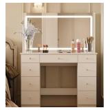 RTA 49'W Makeup Vanity w LED Mirror