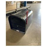 Oasis Black Large 2 Door Locking Mailbox