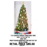 7.5' Alberta Spruce Christmas Tree