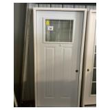 36" x 80" LH Steel Craftsman Style Exterior Door