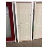 28" x 80" RH 6-Panel MDF Interior Door in Tan