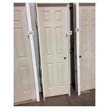 24 x 80" LH 6-Panel MDF Interior Door in Tan