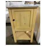 19" x 18-1/2" Vanity in Natural w Single Sink Top
