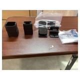 Impression Rail Adj. Stair Bracket Kit in Black x4