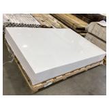 61-1/4" x 85-1/8" White Shower Wall Panels x 5