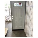 36" x 80" RH Steel Craftsman Style Exterior Door