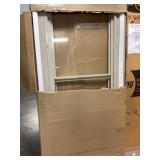 28" x 81" 1/2 View Storm Door in White