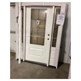 Fiberglass 3/4 Lite Blk Leaded Entry Door LH